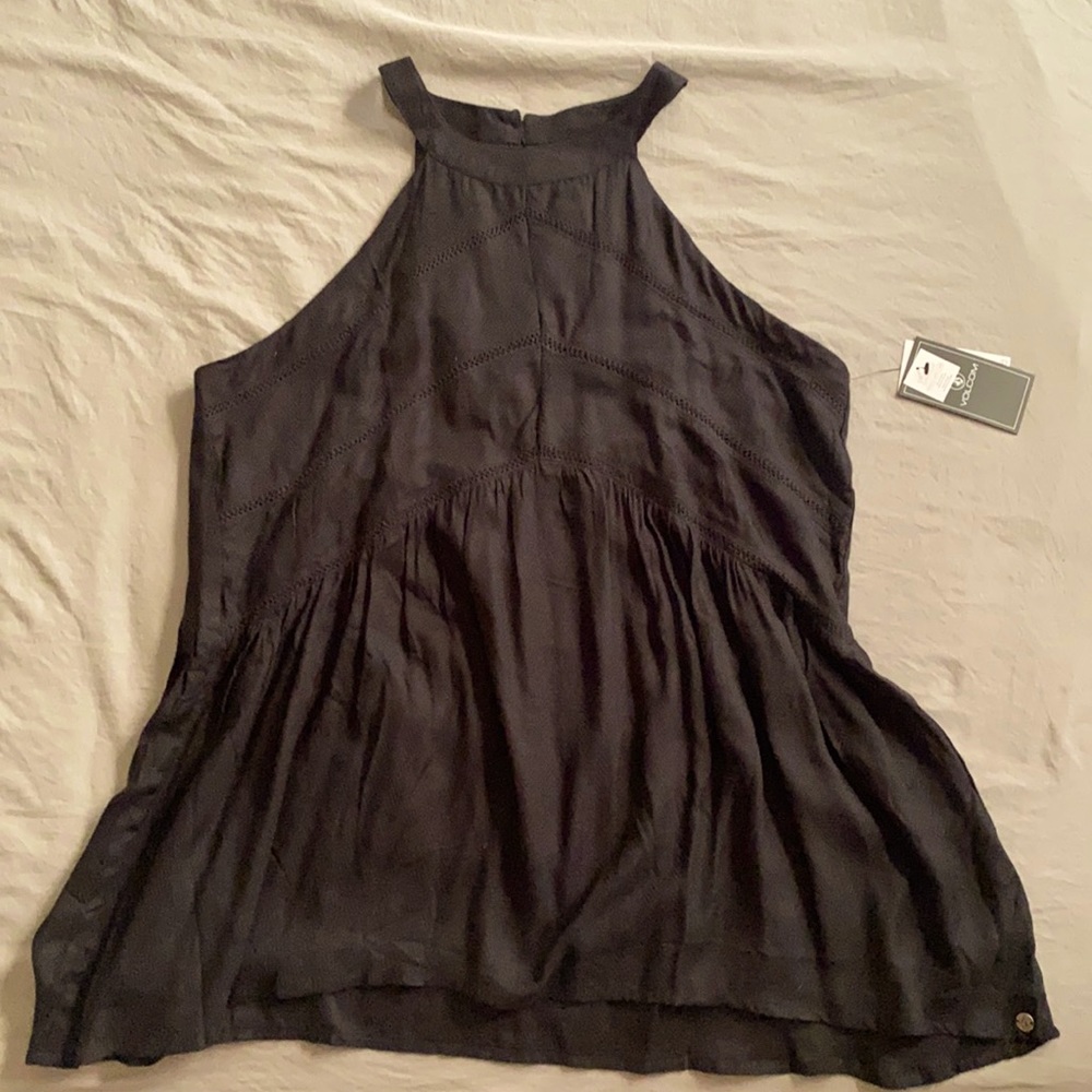 Volcom Black Halter Top